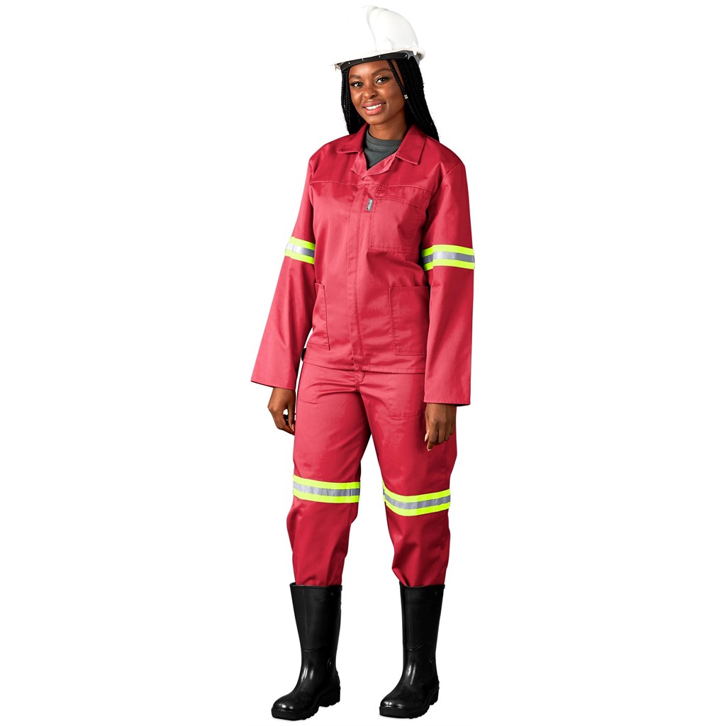 Trade Polycotton Conti Suit – Reflective Arms, Legs & Back – Yellow Tape