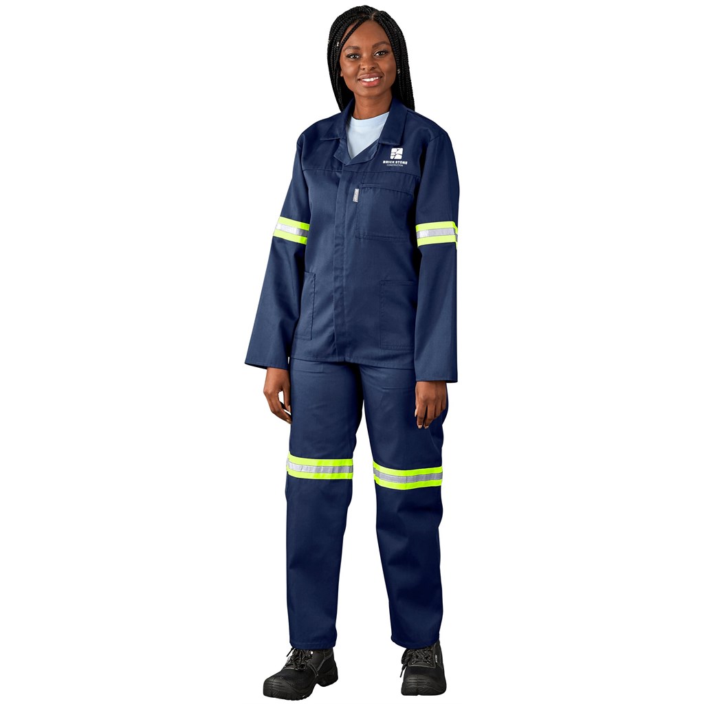 Site Premium Polycotton Jacket – Reflective Arms – Yellow Tape