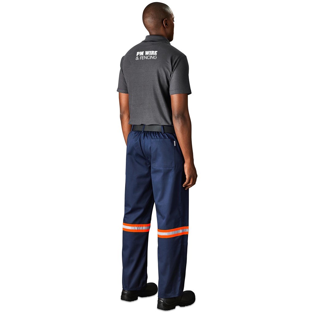 Site Premium Polycotton Pants – Reflective Legs – Orange Tape