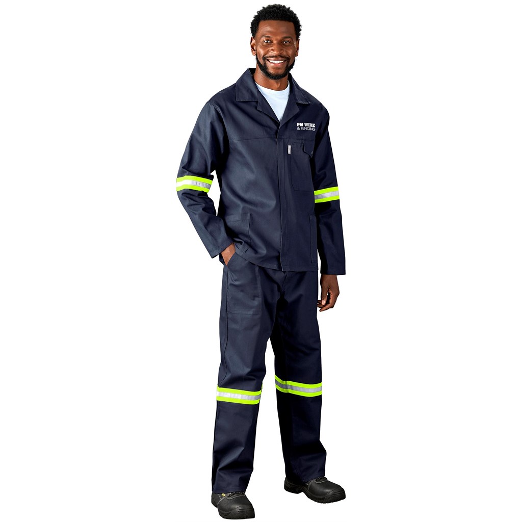Artisan Premium 100% Cotton Jacket – Reflective Arms & Back – Yellow Tape