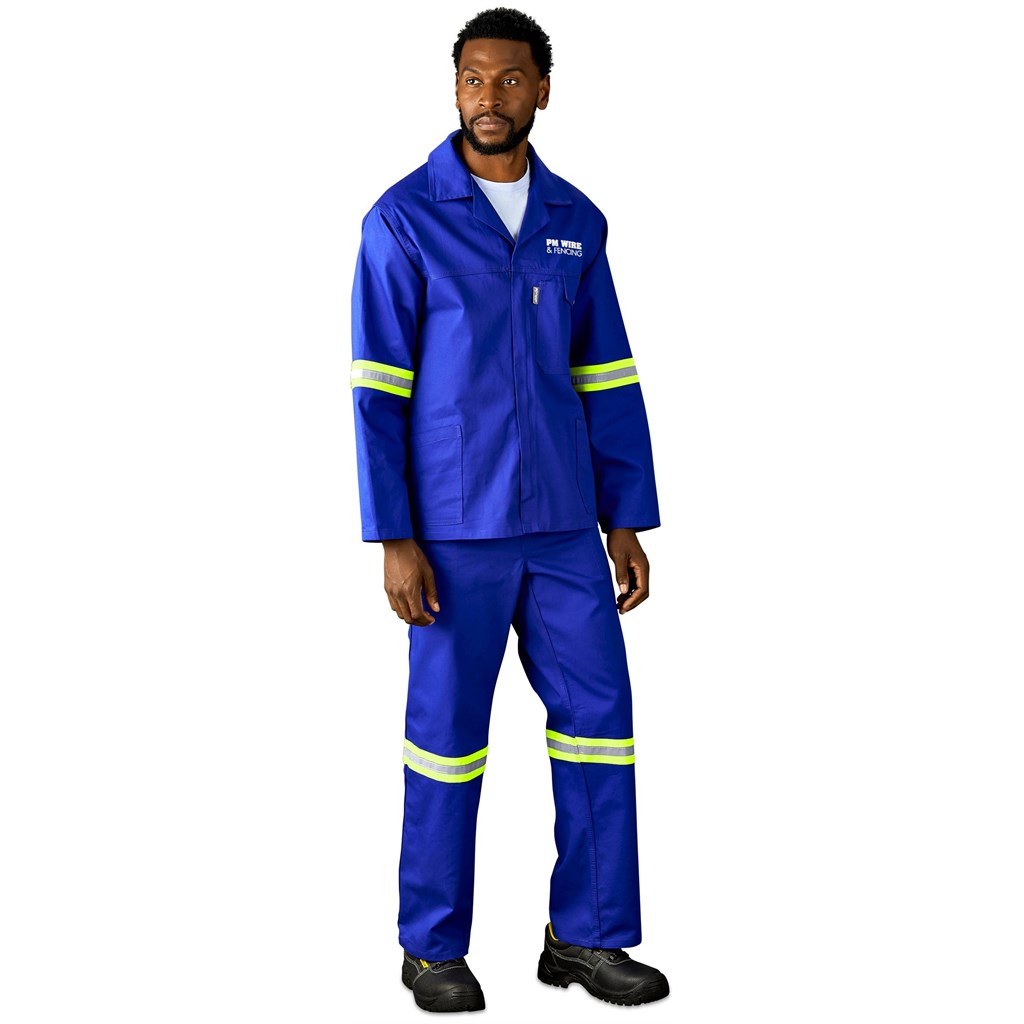 Artisan Premium 100% Cotton Pants - Reflective Legs - Yellow Tape - Image 8