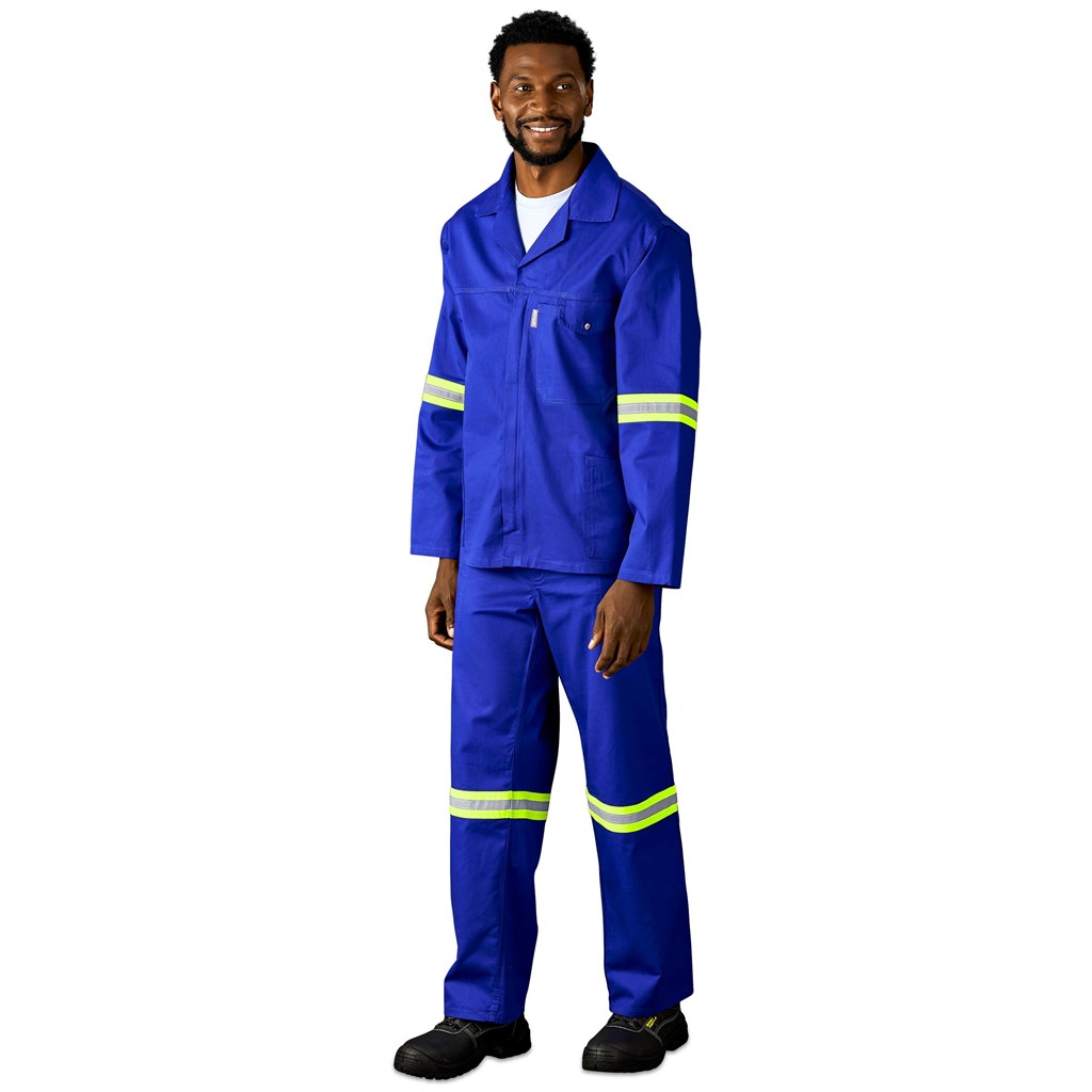 Artisan Premium 100% Cotton Pants - Reflective Legs - Yellow Tape - Image 7
