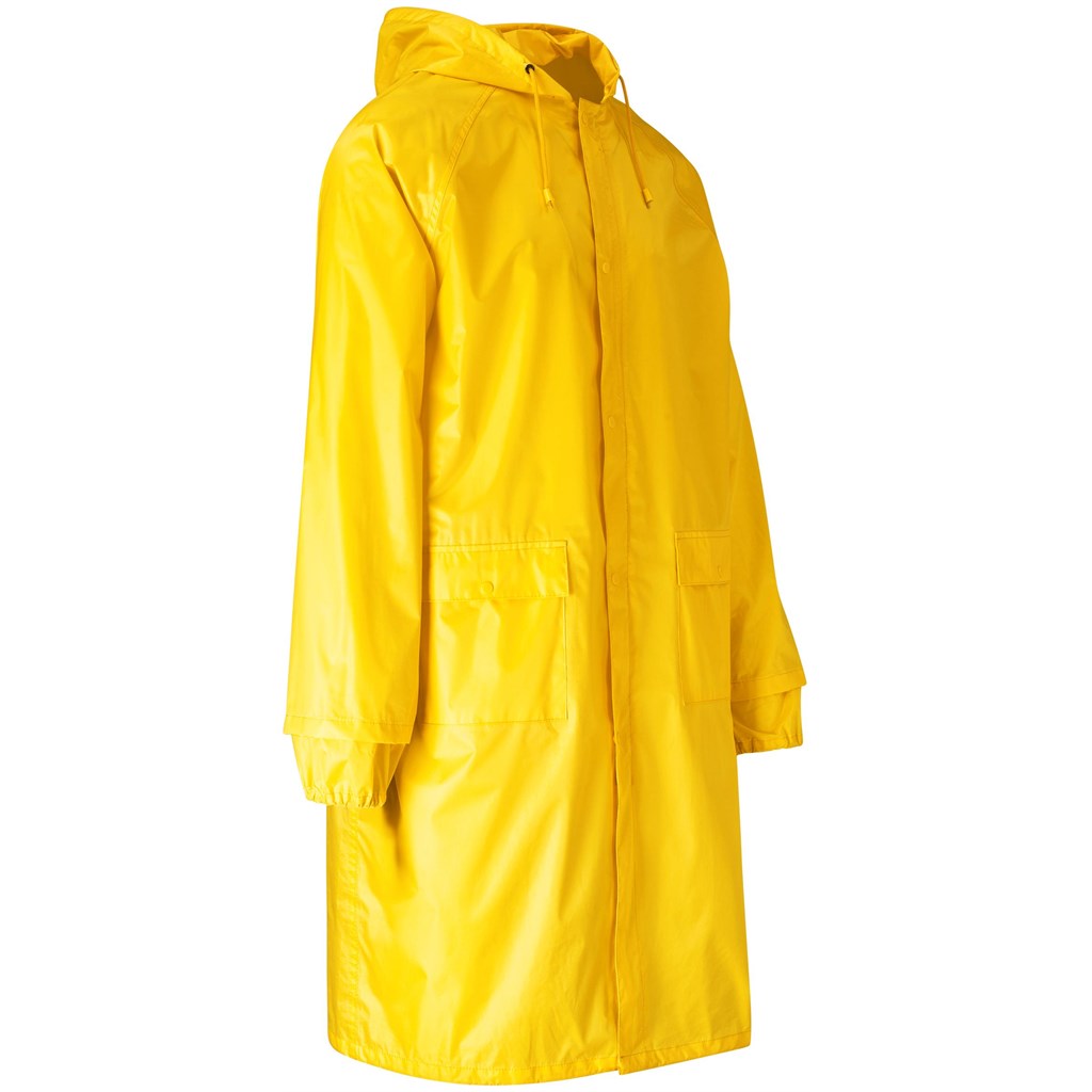Thunder Rubberised Polyester/Pvc Raincoat – Yellow
