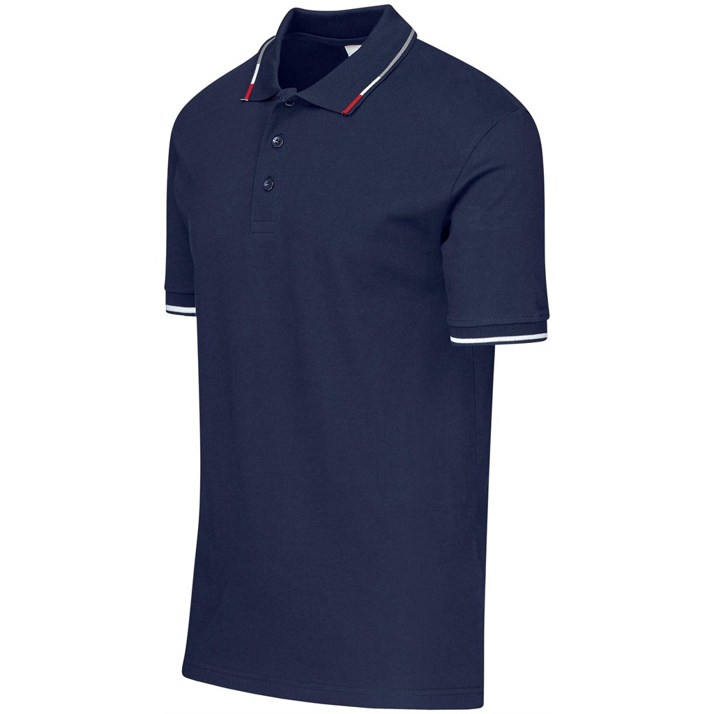Mens Ash Golf Shirt – Navy