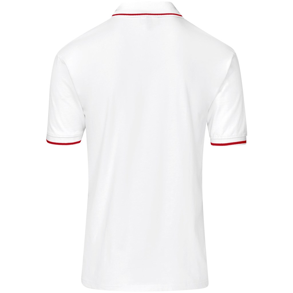 Mens Ash Golf Shirt – White