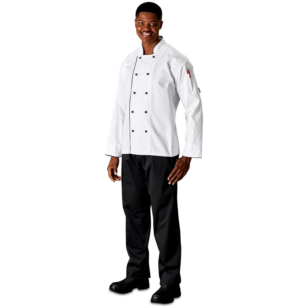 Unisex Long Sleeve Dijon Chef Jacket - Image 5