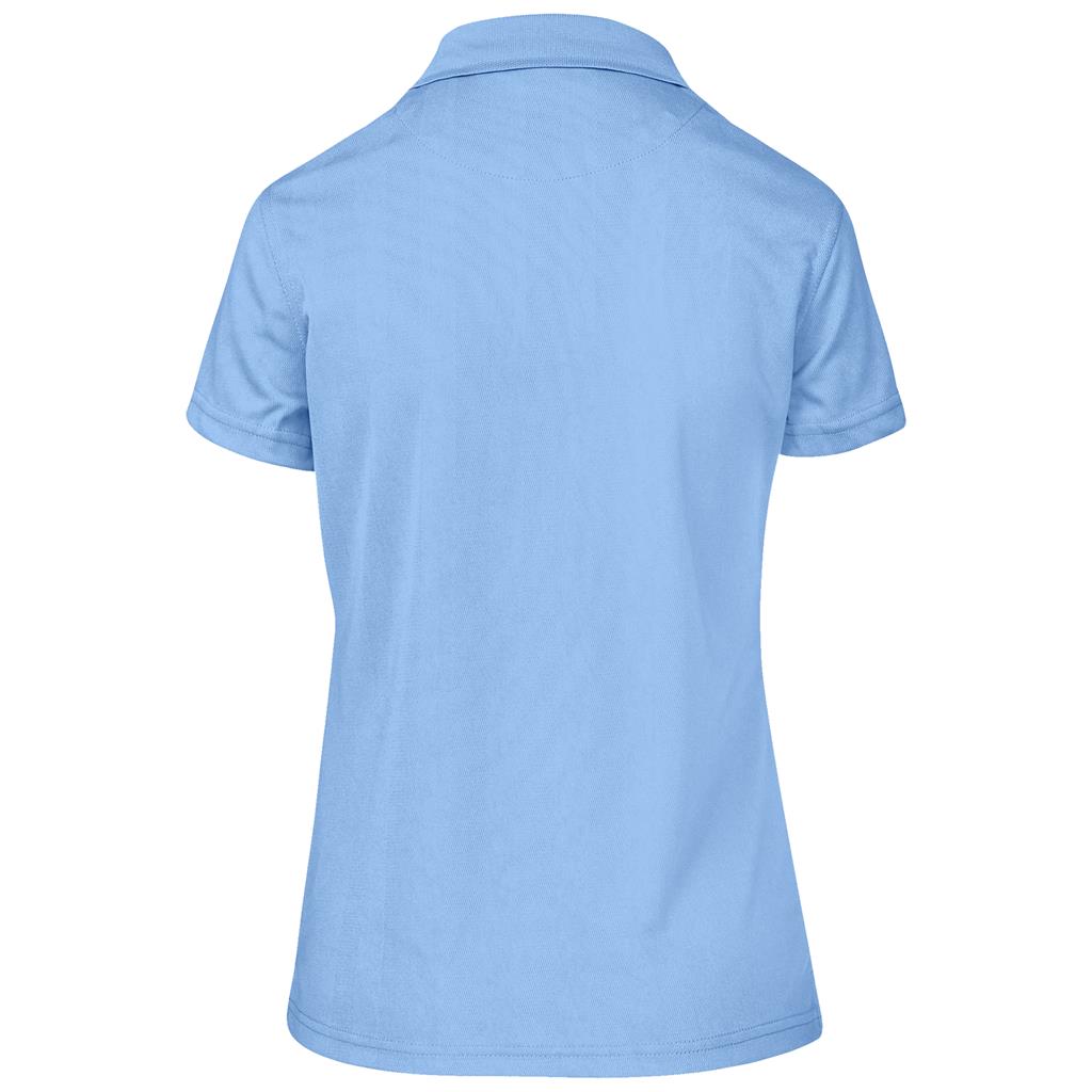 Ladies Distinct Golf Shirt - Sky Blue - Image 3