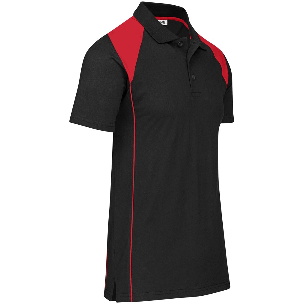 Mens Infinity Golf Shirt – Black