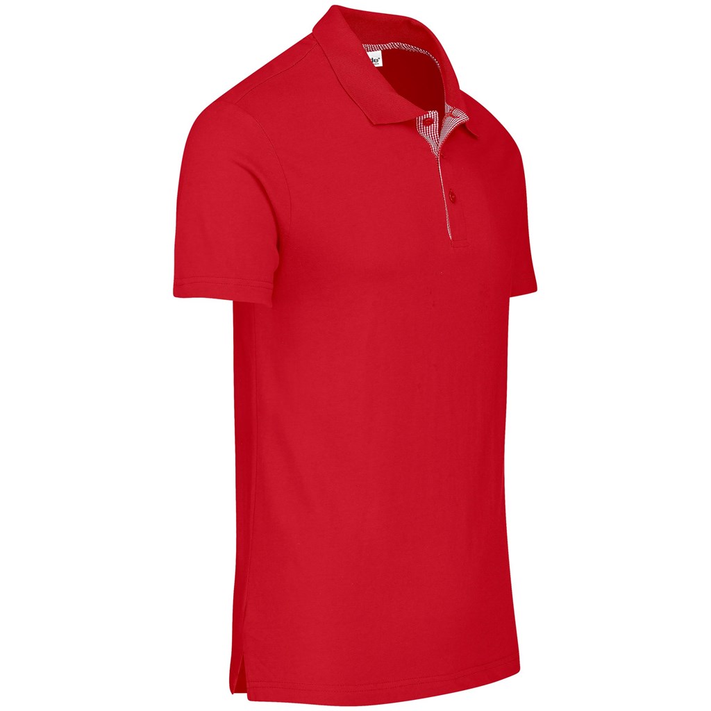 Mens New York Golf Shirt – Red
