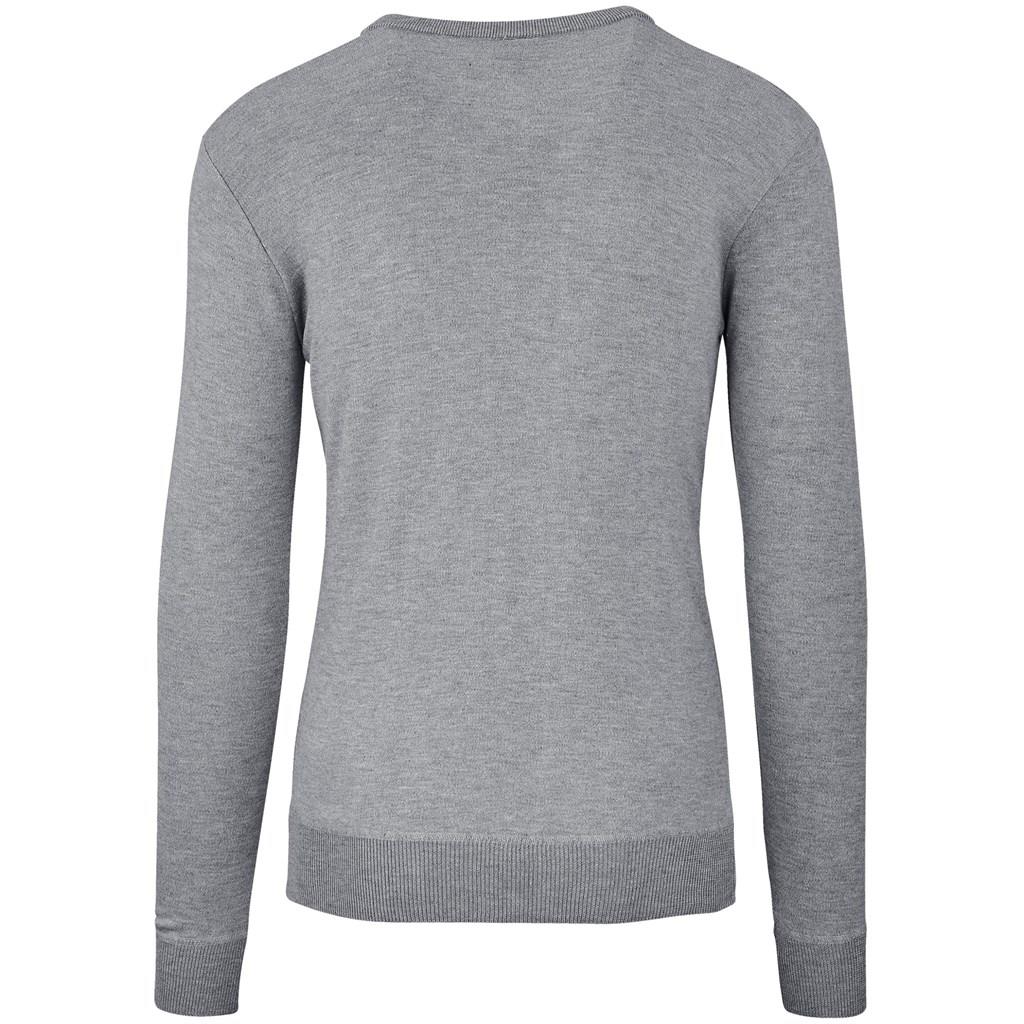 Mens Long Sleeve Peru V-Neck Jersey – Grey