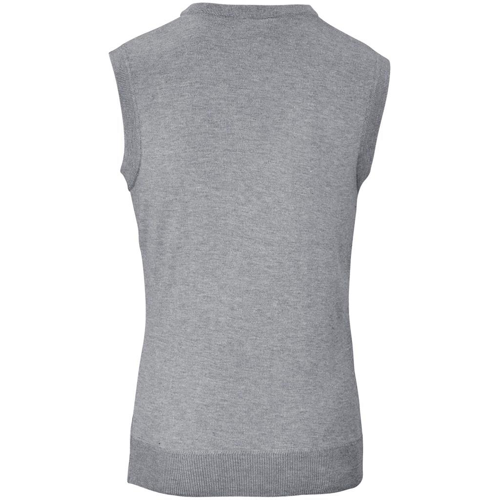 Mens Sleeveless Peru V-Neck Jersey – Grey