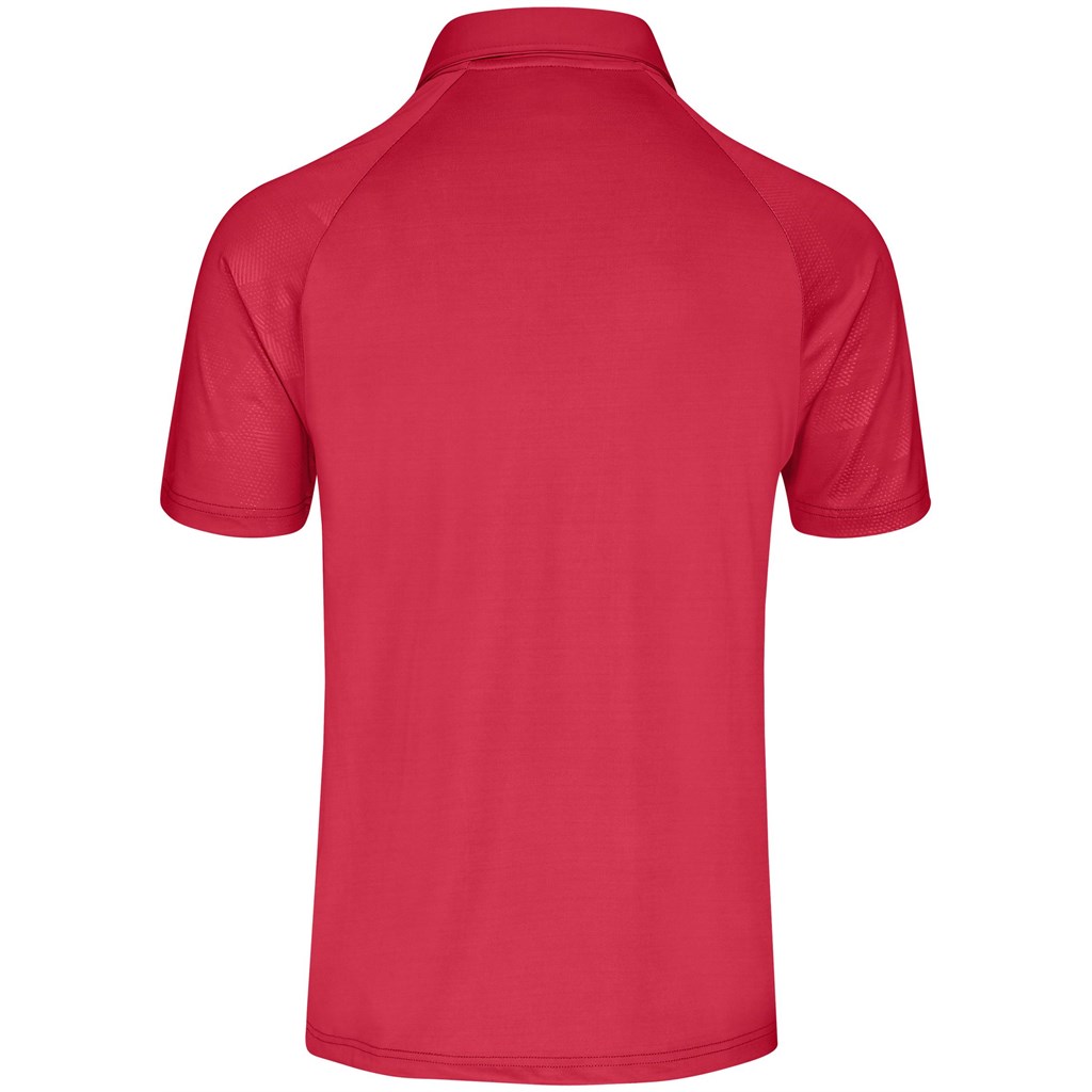 Mens Santorini Golf Shirt – Red