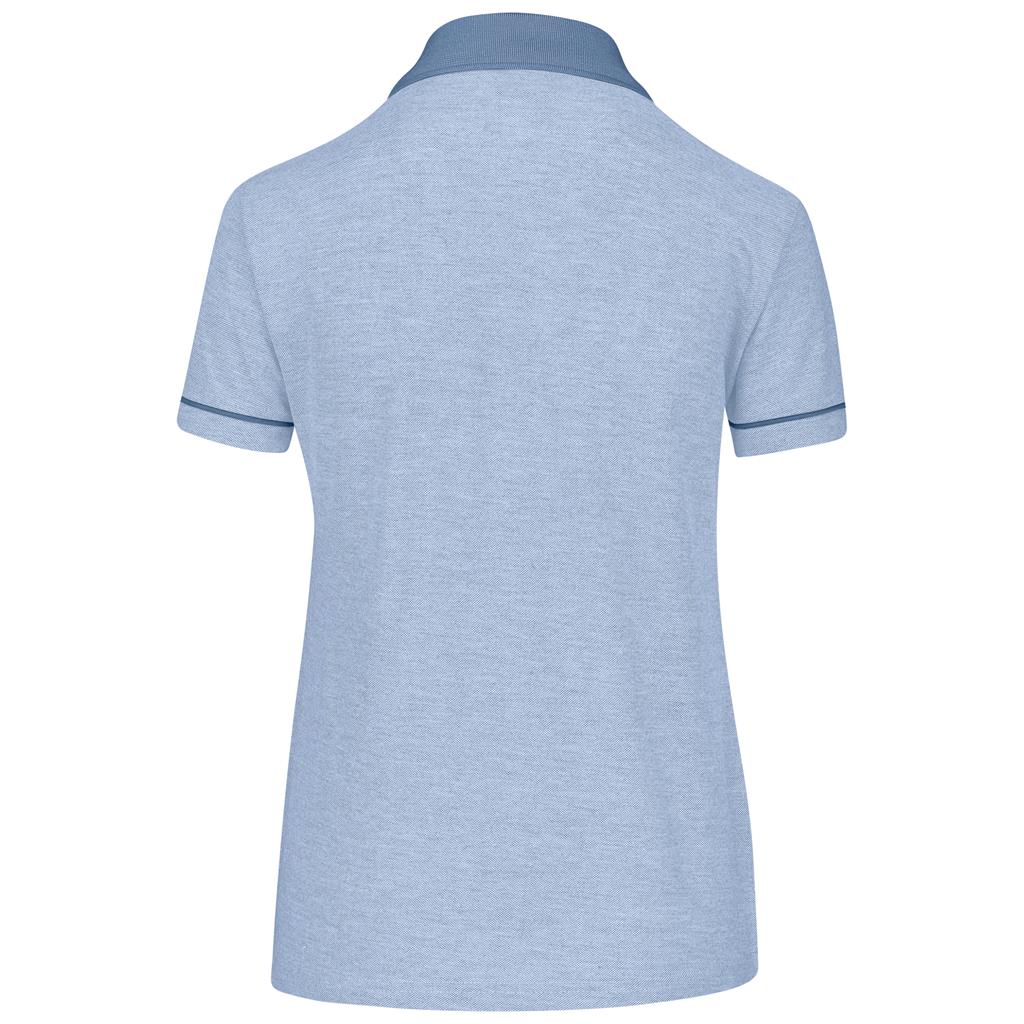 Ladies Verge Golf Shirt – Light Blue