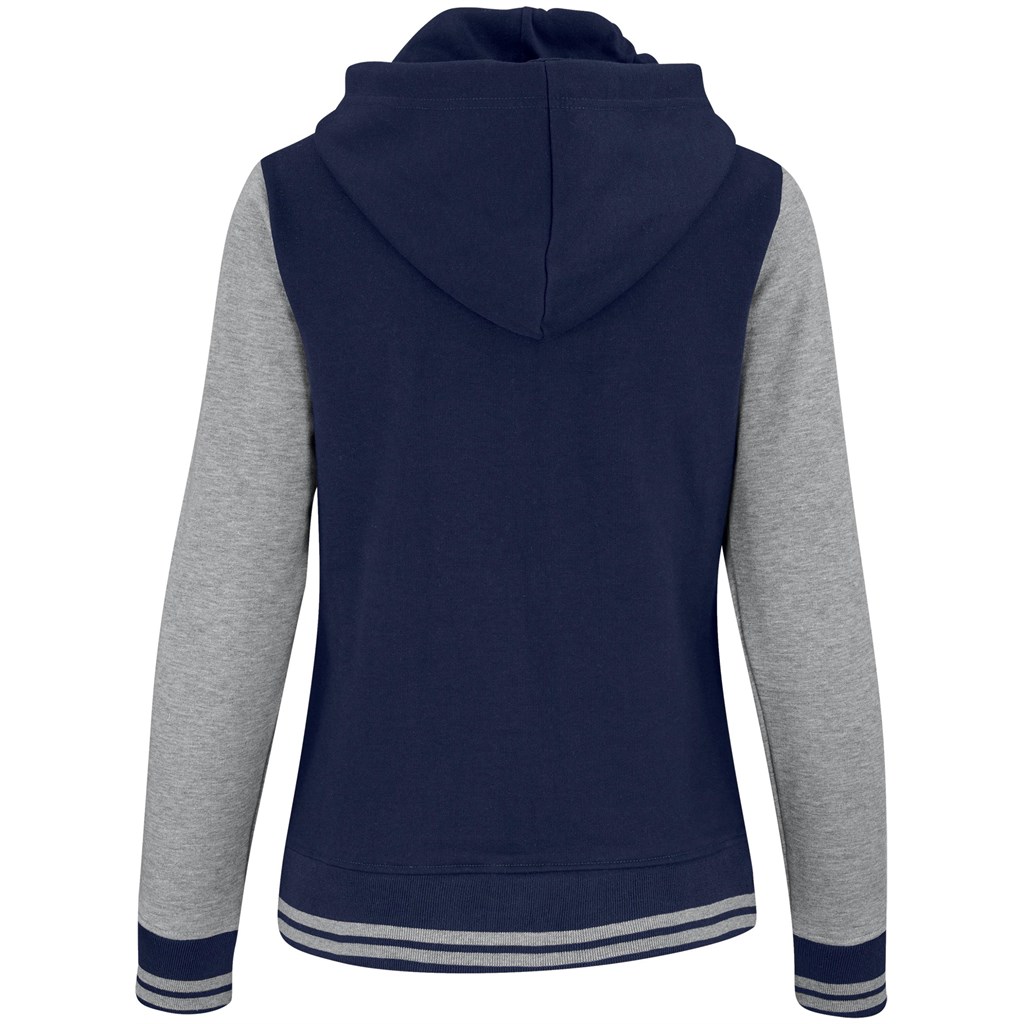Ladies Princeton Hooded Sweater – Navy