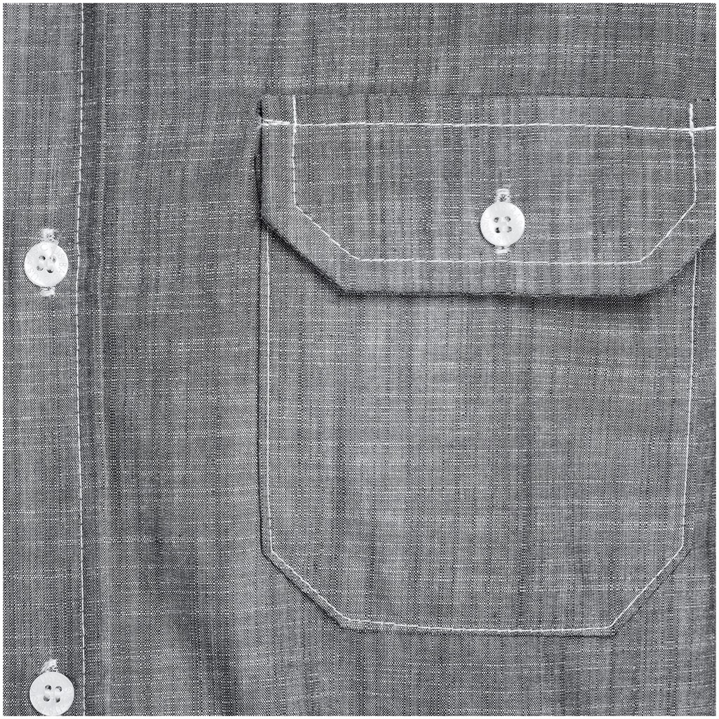 Mens Long Sleeve Windsor Shirt – Grey
