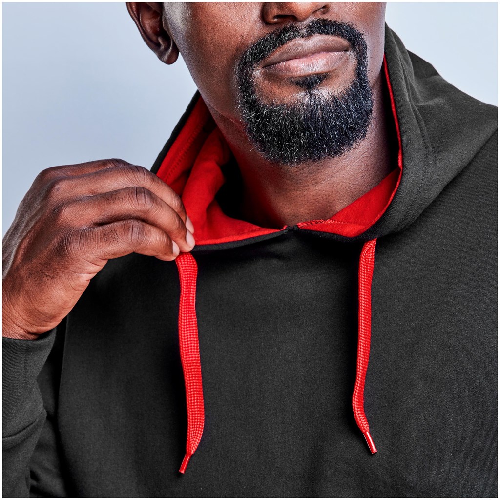 Mens Solo Hooded Sweater – Red
