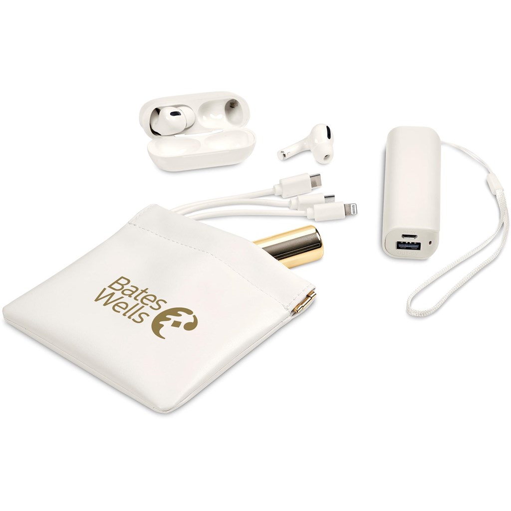 Eva & Elm Plush PU Tech & Accessory Pouch - Image 3