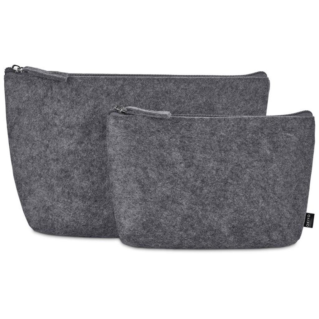Okiyo Kesho Recycled PET Felt Mini Cosmetic Bag - Image 7