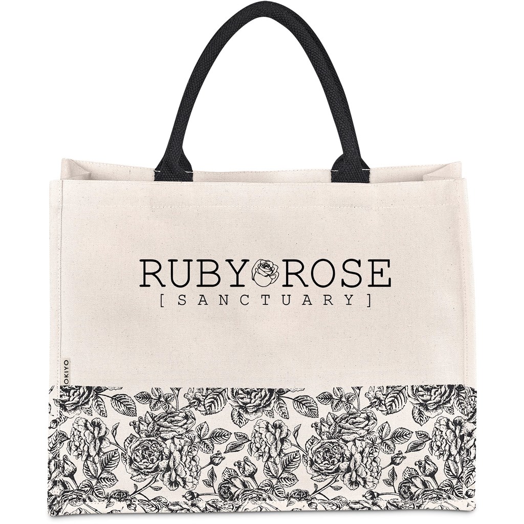 Okiyo Hana Printed Cotton Tote - Image 5