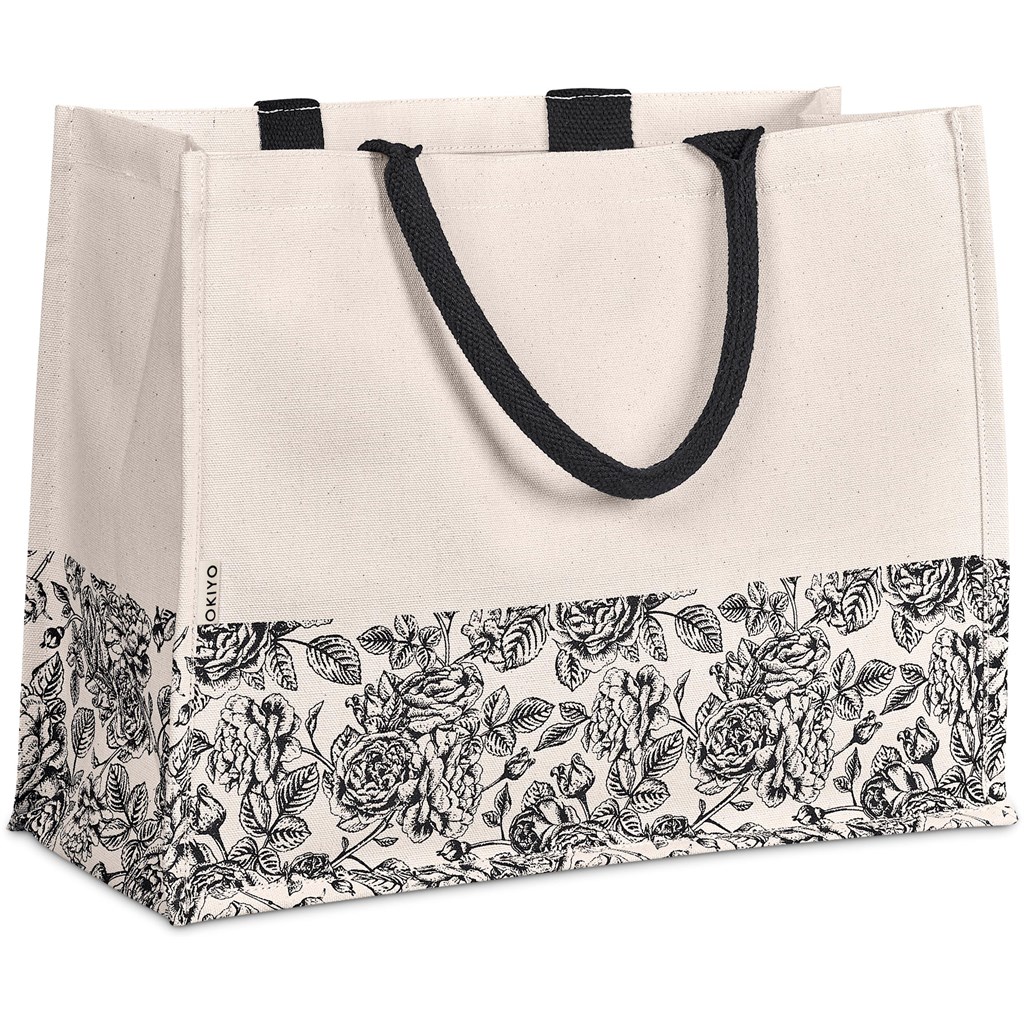 Okiyo Hana Printed Cotton Tote - Image 3