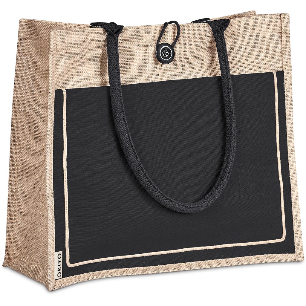 Okiyo Umi Jute & Cotton Tote - Image 7