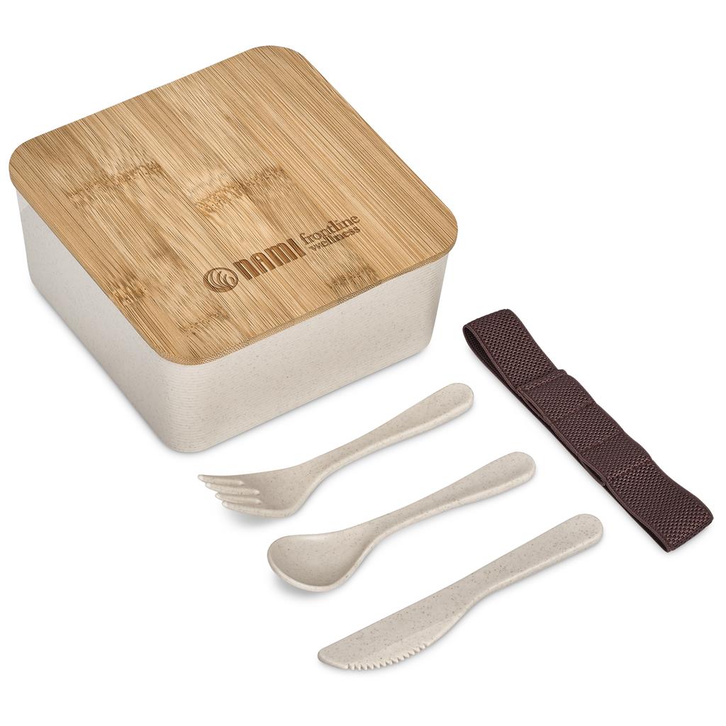 Okiyo Wani Wheat Straw & Bamboo Lunch Box - Image 8