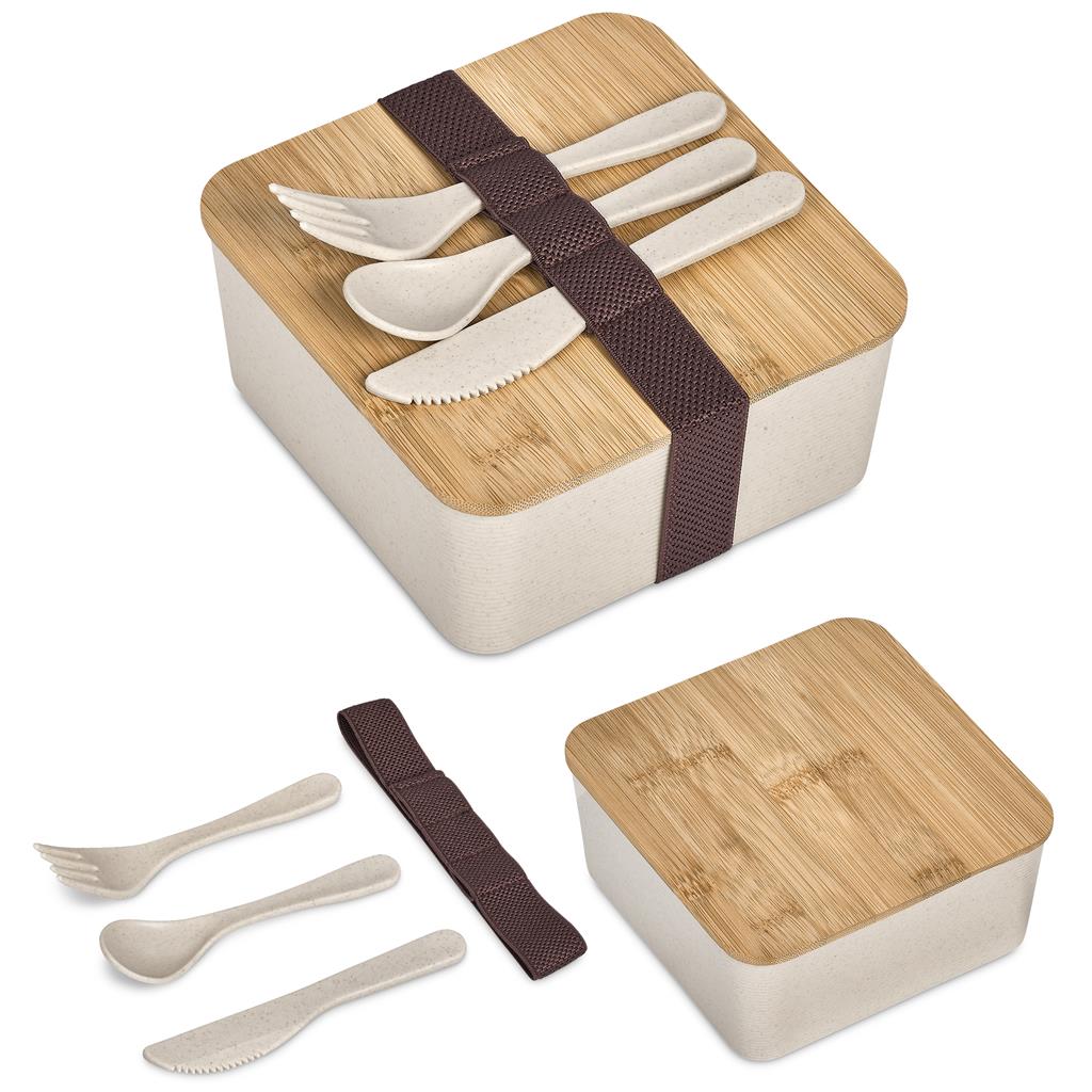 Okiyo Wani Wheat Straw & Bamboo Lunch Box - Image 7