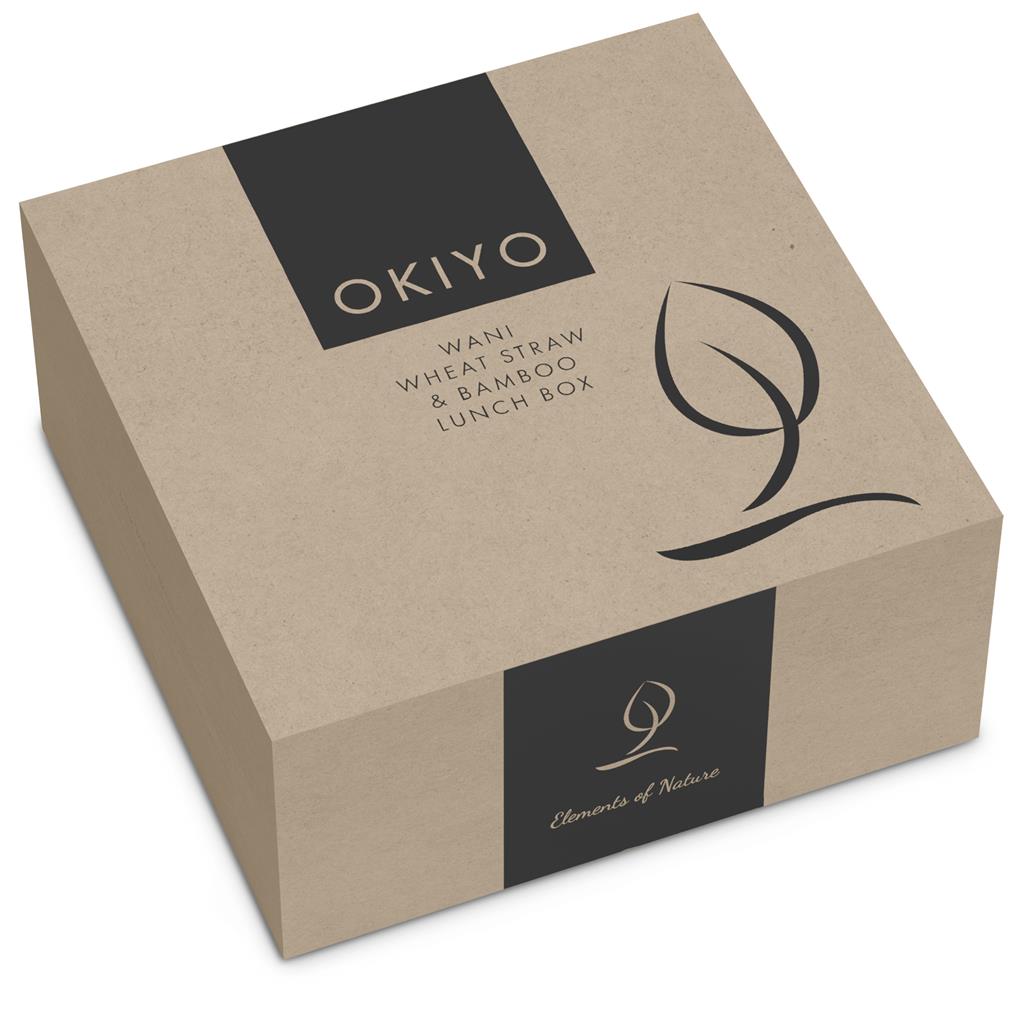 Okiyo Wani Wheat Straw & Bamboo Lunch Box - Image 4