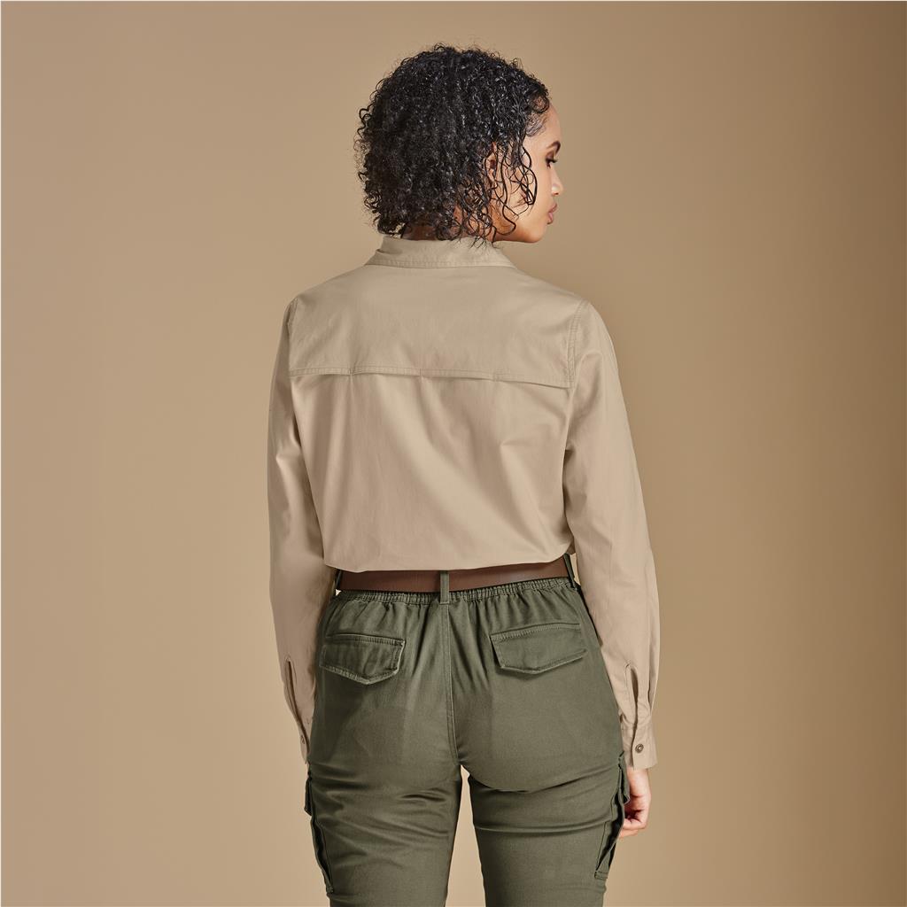 Ladies Long Sleeve Mawenzi Twill Shirt - Image 8