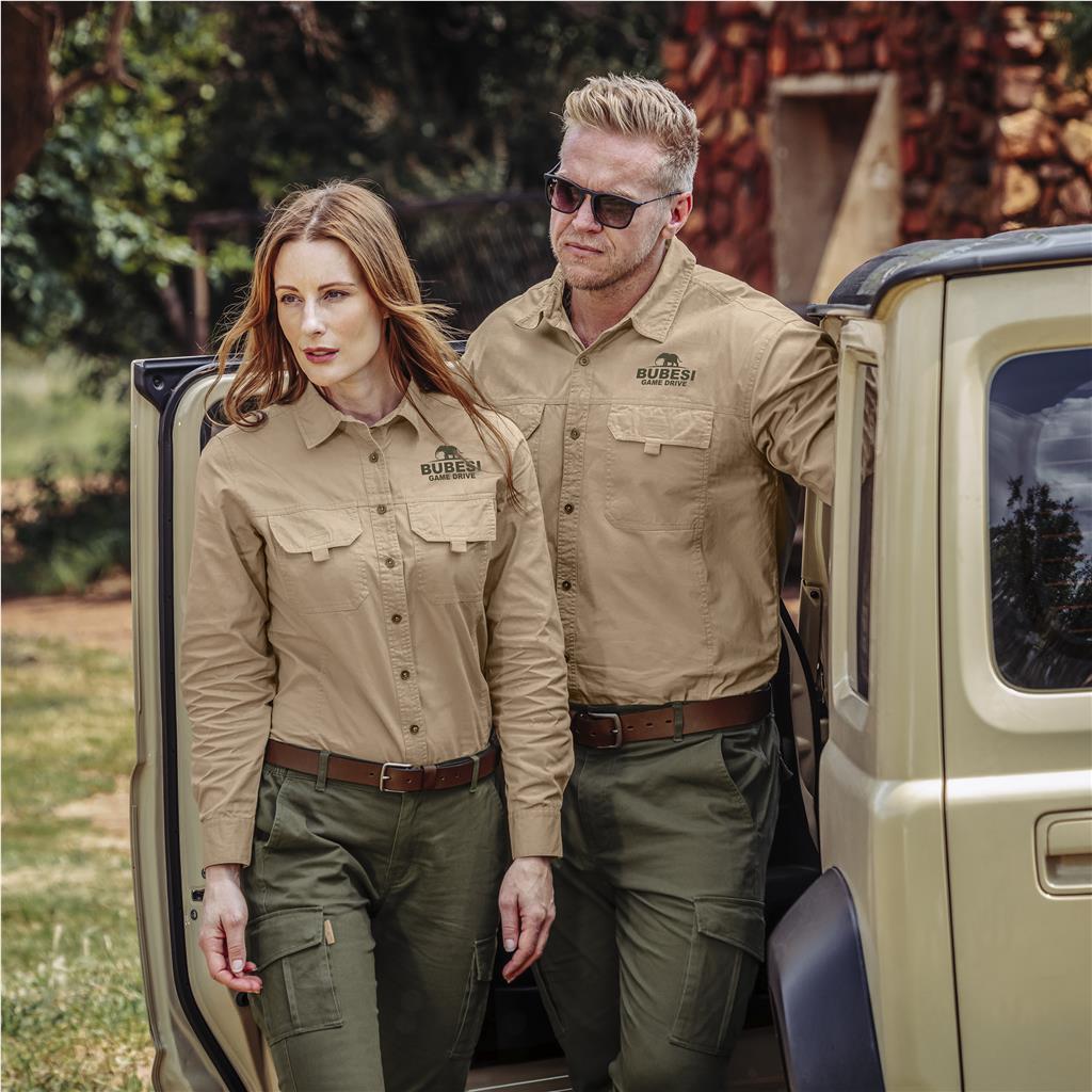 Ladies Long Sleeve Mawenzi Twill Shirt - Image 5