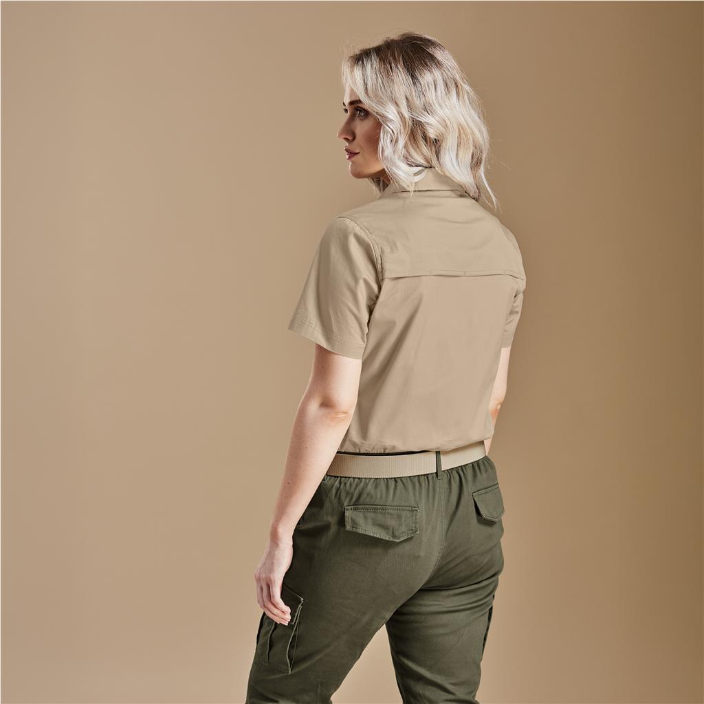 Ladies Short Sleeve Mawenzi Twill Shirt - Image 8
