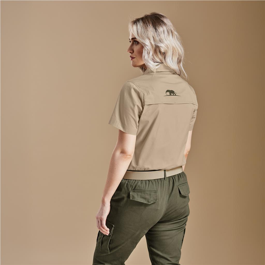 Ladies Short Sleeve Mawenzi Twill Shirt - Image 7