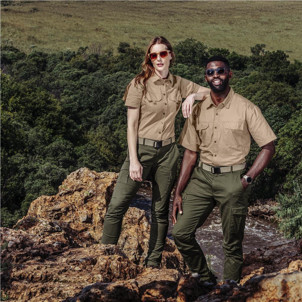 Ladies Short Sleeve Mawenzi Twill Shirt - Image 4
