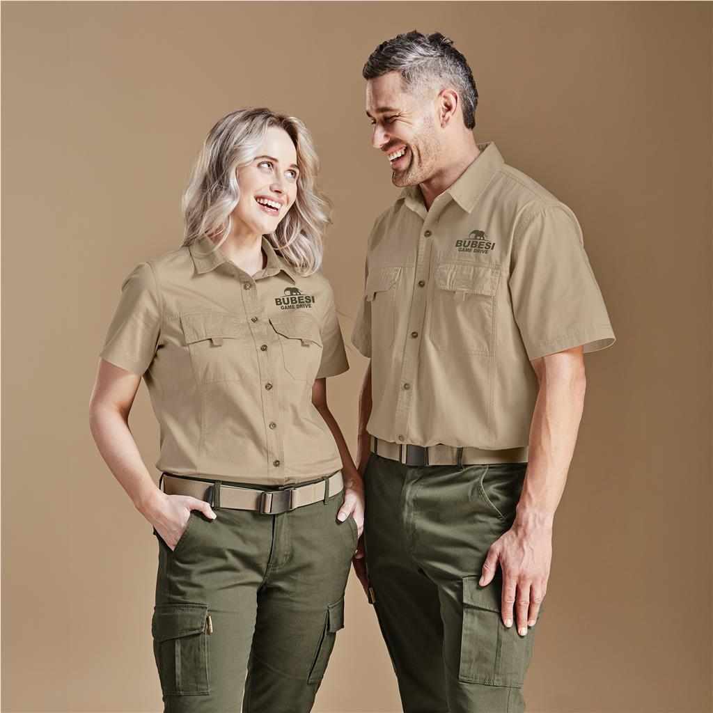 Ladies Short Sleeve Mawenzi Twill Shirt - Image 5