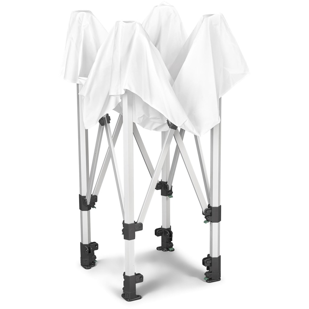 Ovation Sublimated Gazebo 1m X 1m Kiosk - 3 Half-Wall Skins - Image 2