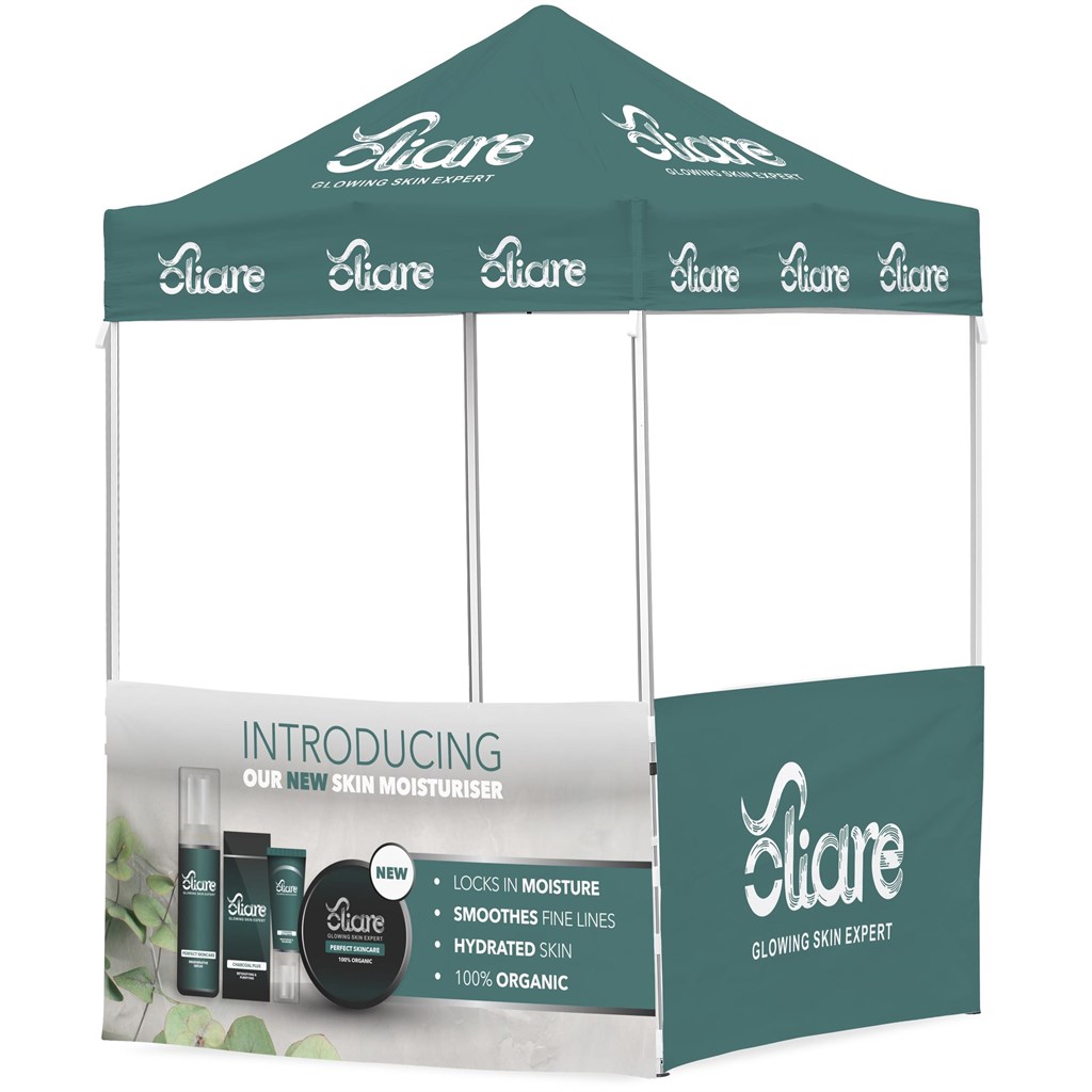 Ovation Sublimated Gazebo 2m X 2m - 2 Half-Wall Skins - Image 3