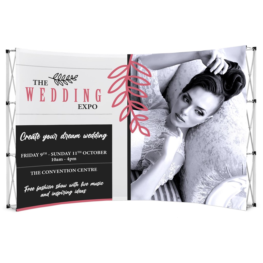 Legend Curved Banner Wall 3.5m x 2.25m - Image 8