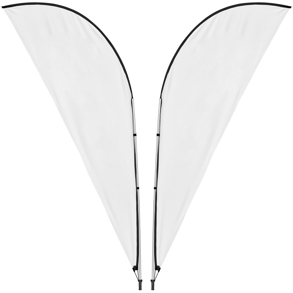 Legend 3M Sublimated Sharkfin Double-Sided Flying Banner - 1 complete unit - Image 7