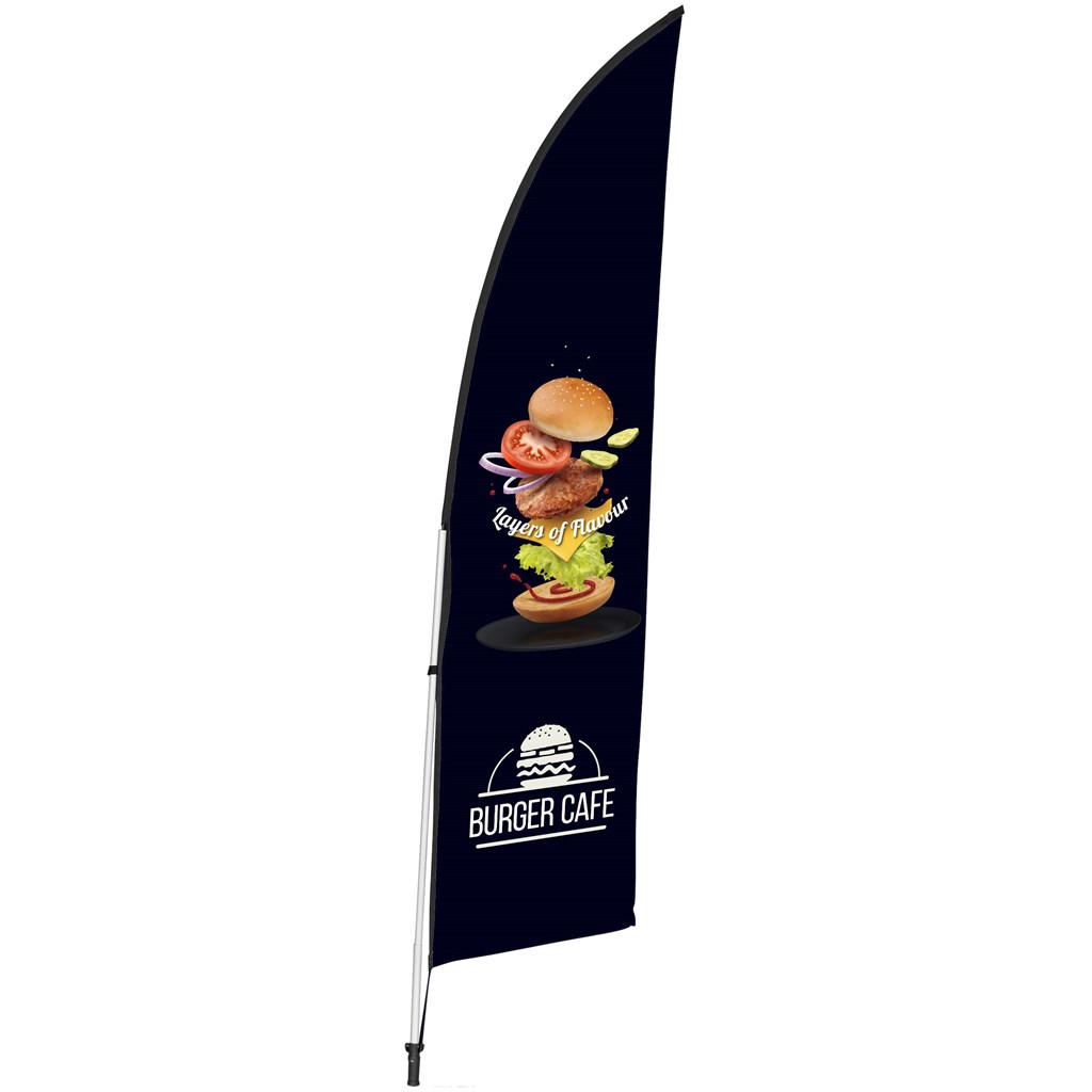 Legend 2M Sublimated Arcfin Double-Sided Flying Banner - 1 complete unit - Image 7