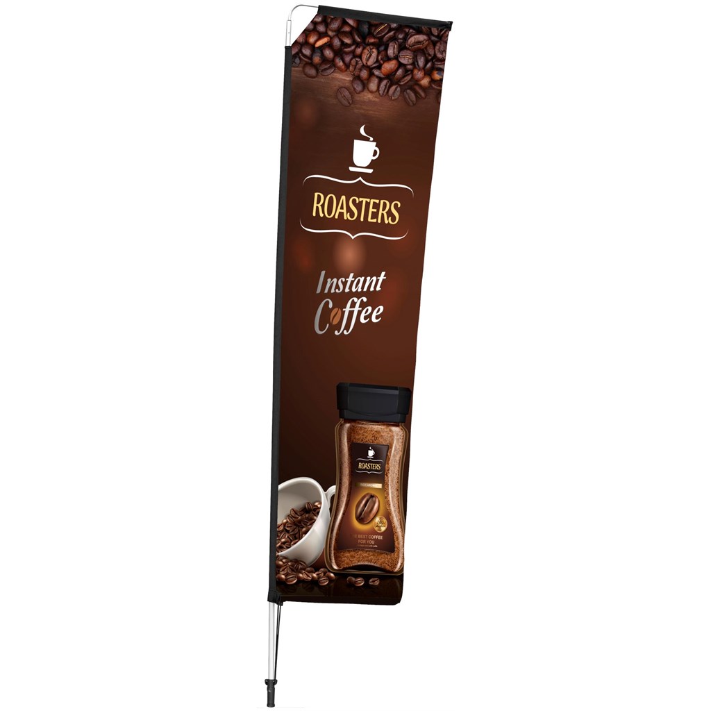 Legend 3M Sublimated Telescopic Double-Sided Flying Banner - 1 complete unit - Image 8