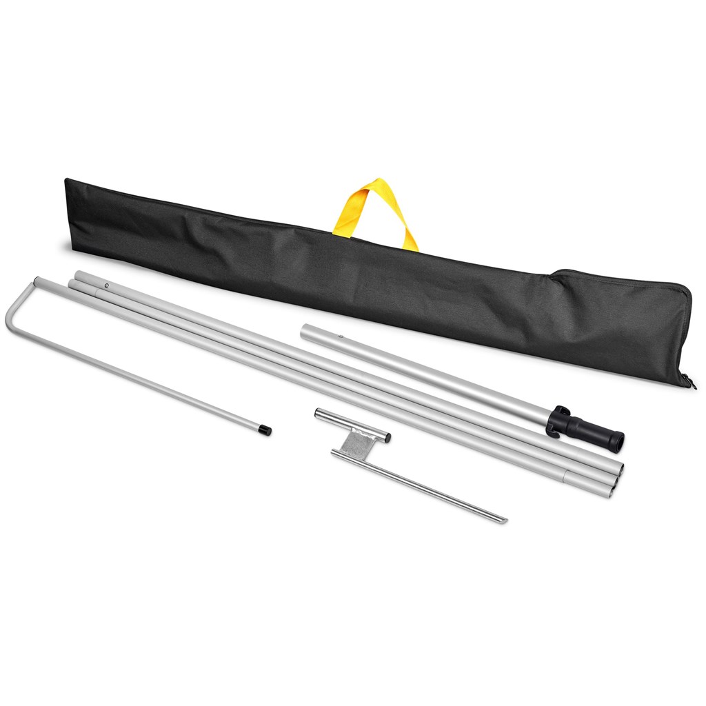 Legend 4M Sublimated Telescopic Double-Sided Flying Banner - 1 complete unit - Image 2
