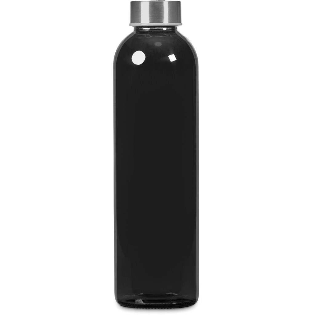 Kooshty Pura Plus Glass Water Bottle – 750ml – Black