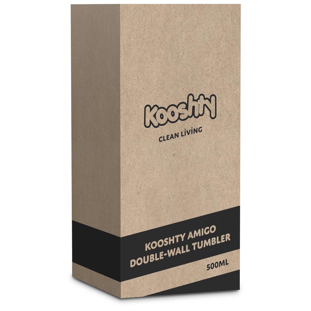 Kooshty Amigo Stainless Steel & Plastic Double-Wall Tumbler - 500ml - Image 2