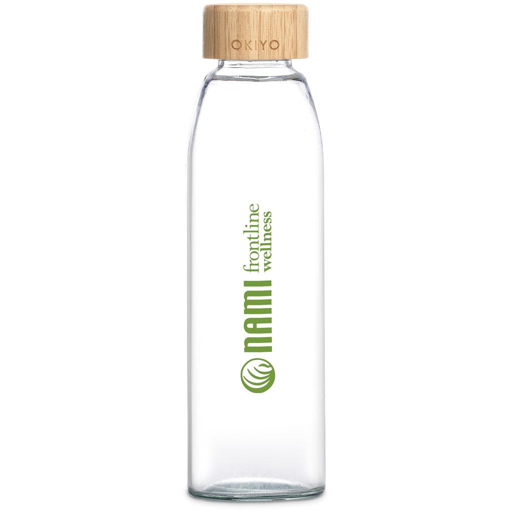Okiyo Wabi-Sabi Glass Water Bottle - 500ml - Image 4