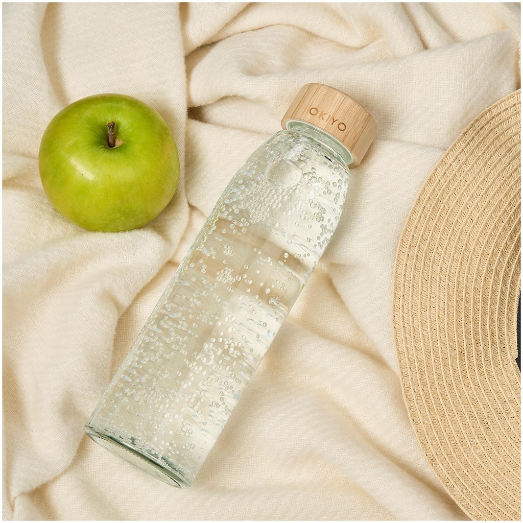 Okiyo Wabi-Sabi Glass Water Bottle - 500ml - Image 13