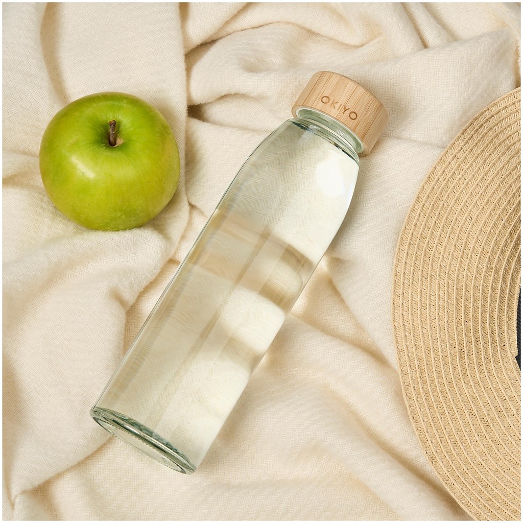 Okiyo Wabi-Sabi Glass Water Bottle - 500ml - Image 11