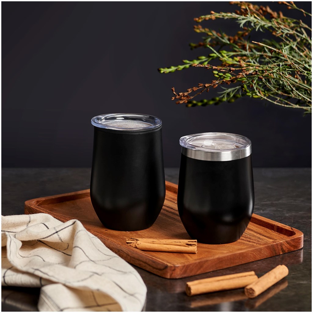 Serendipio Madison Stainless Steel & Plastic Double-Wall Tumbler – 350ml