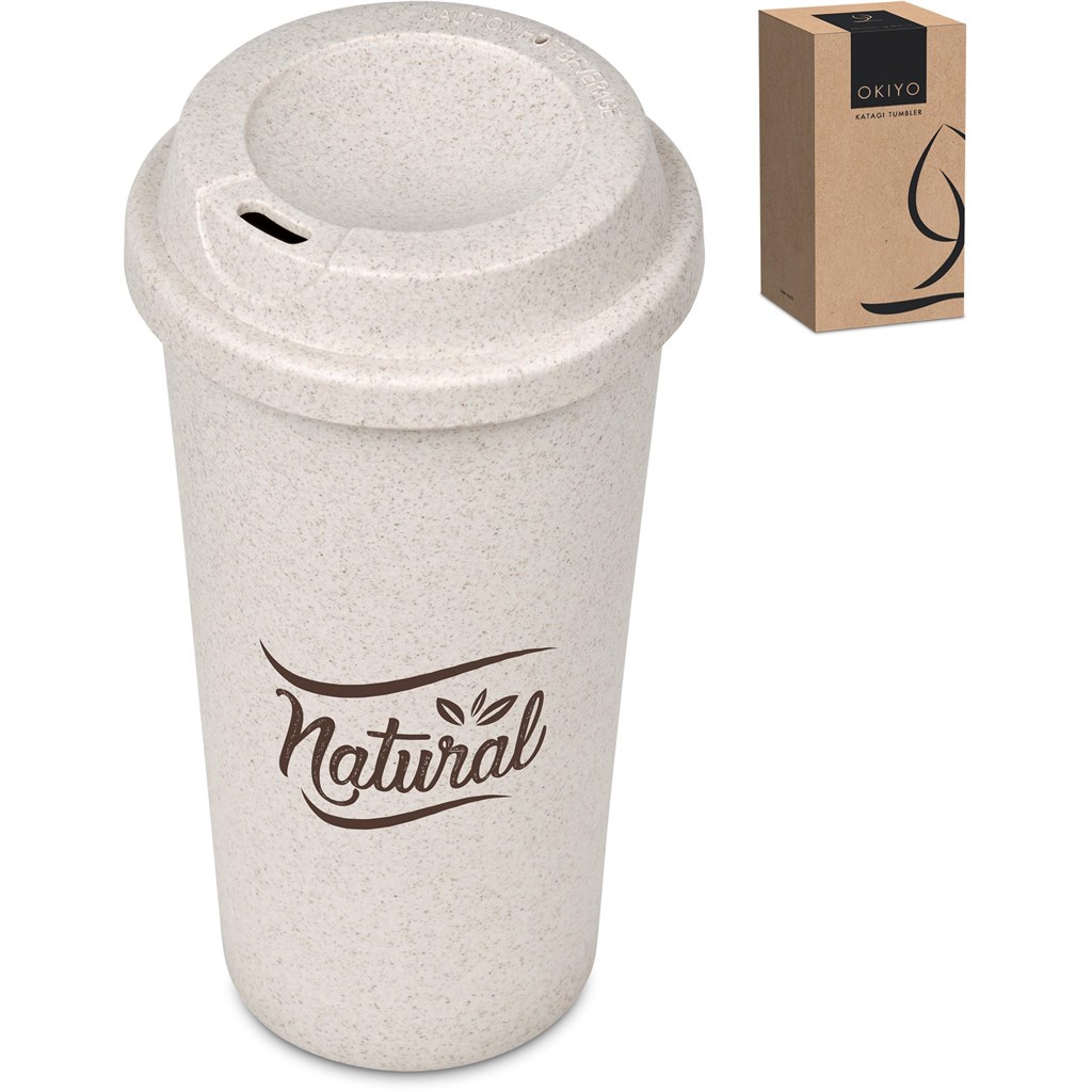 Okiyo Katagi Wheat Straw Double-Wall Tumbler – 450ml - Image 10