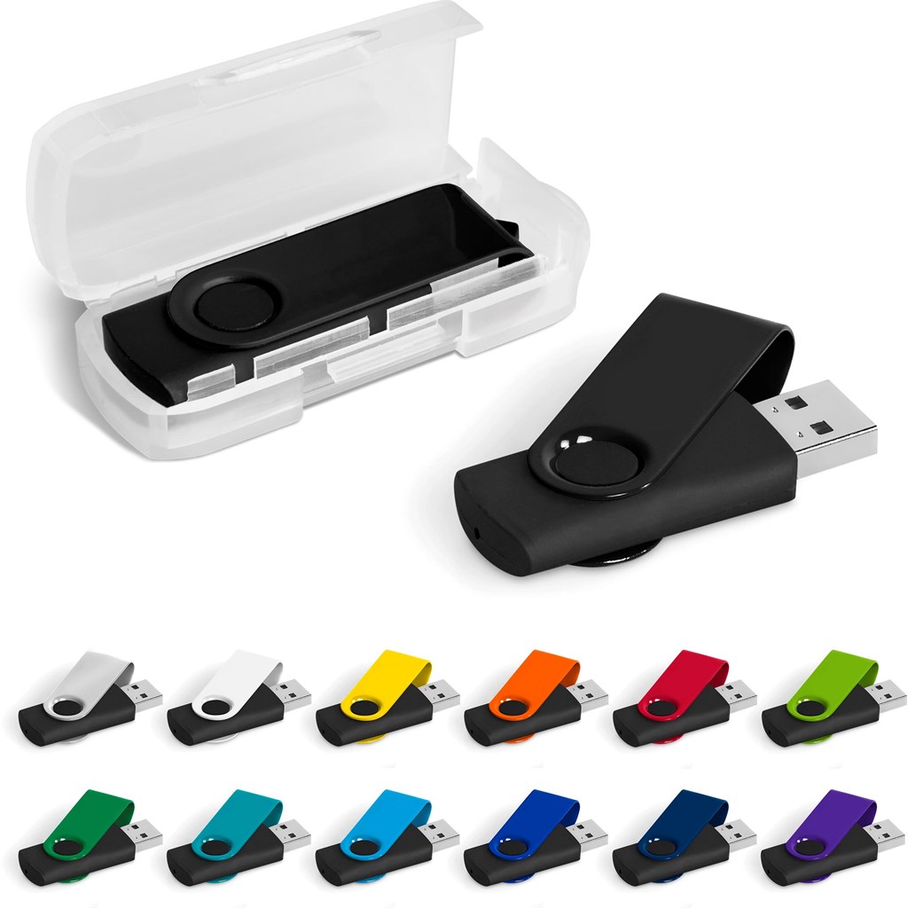Axis Gyro Black Flash Drive – 32GB