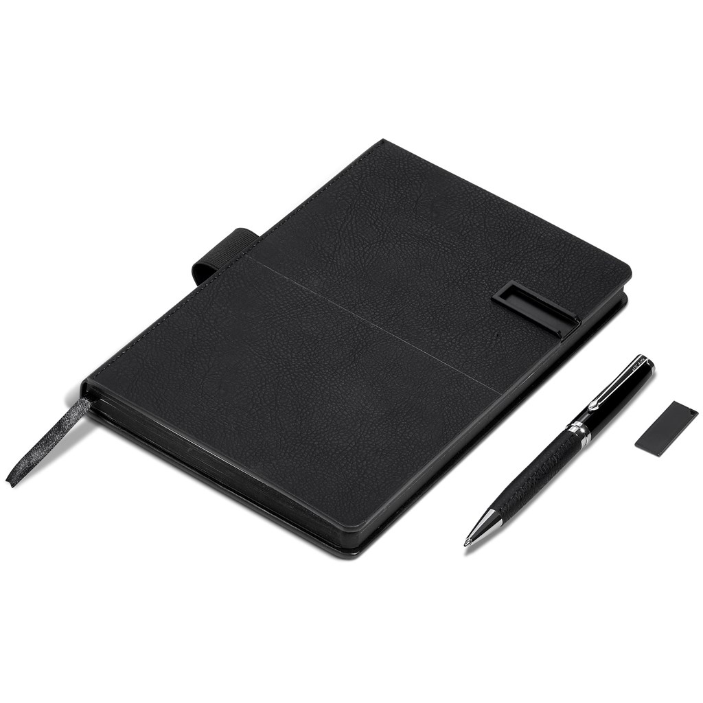 Alex Varga Corinthia Flash Drive Notebook & Pen Set - 32GB - Image 8